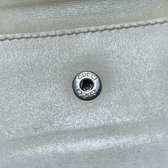 Gucci Ivory Monogram Leather Bifold Wallet - Picture 7 of 12